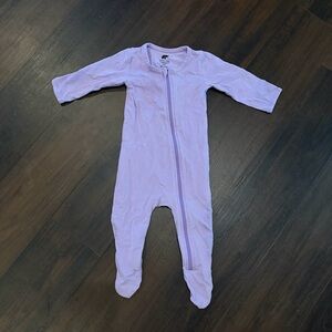 Monica + Andy Purple Organic Cotton Footie 6-9 Months
